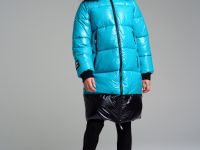 Пальто текстильное с полиуретановым покрытием для девочек