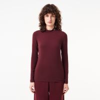 Женский лонгслив Lacoste приталенного кроя