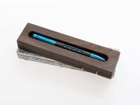 Тактическая ручка Lionsteel Nyala, корпус карбон/титан, Blue Shine