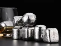 Охлаждающие камни для напитков Xiaomi Circle Joy Ice Cubes 6шт стальные (CJ- BK02) (серебристый)