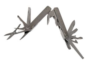 Мультитул Victorinox SwissTool Plus, сталь X50CrMoV15, рукоять нержавеющая сталь, серый