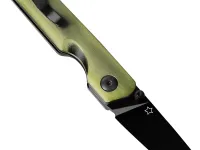Складной нож Kizer Shot, сталь 154CM, рукоять алюминий, зеленый