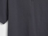 Поло с воротником на молнии для мальчиков, Серый