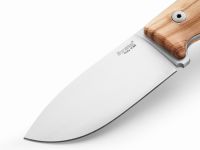 Нож с фиксированным клинком LionSteel M2M, сталь M390, рукоять оливковое дерево