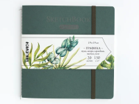 Скетчбук для графики Малевичъ "Graf'Art" зелёный 19х19 см 20 л 150 г