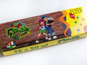 Набор гуаши детской Flyer 12 цветов 20 мл