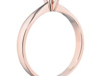 Помолвочное кольцо из красного золота с бриллиантом э0201кц09152800