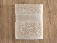 Полотенце махровое Classico, бежевое