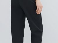 Зауженные прямые брюки, Черный