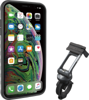 Чехол и кронштейн для мобильного телефона Topeak RideCase для iPhone Xs MAX (черный)