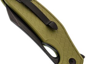 Складной нож Mr.Blade Wyvern blackwash сталь AUS-8, рукоять Olive FRN