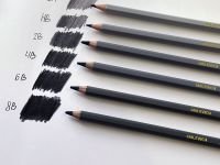 Набор карандашей графитных матовых Малевичъ "GrafArt", 6 шт