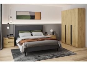 Распашной шкаф Кимбол 3-170x240 Дуб Золотистый