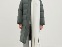 Пальто утепленное с утиным пухом