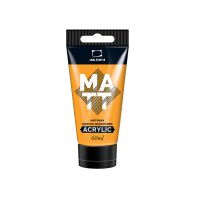 Акрил матовый Малевичъ, туба 60 мл, желтая средняя