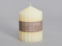 Свеча Огонь/Fuoco, слоновая кость