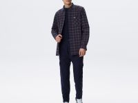 Мужская хлопковая рубашка Lacoste стандартного кроя