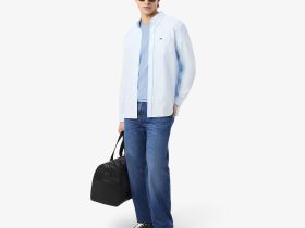 Мужская футболка Lacoste классического кроя из органического хлопка