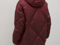 Пуховое пальто с капюшоном