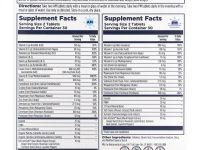 KAL, Мультивитамины, для приема утром и вечером, 2 пакетика, 60 таблеток в каждой