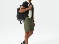 Мужские шорты Lacoste из смеси хлопка и льна