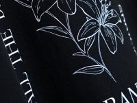 Футболка с принтом, Черный