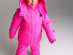 Куртка текстильная с полиуретановым покрытием для девочек