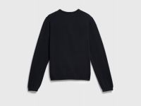 Вязаный лонгслив для мальчиков, Черный