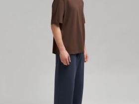 Футболка объемного кроя из джерси