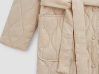 Пальто свободного силуэта с поясом