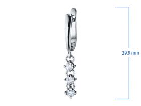Серьги из белого золота э4712сг10181900