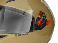 Шлем мото закрытый SHORNER FP908 бежевый