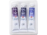 Набор акварели "Белые Ночи" Фиолет, 3 тубы x10 мл, пластиковый коррекс