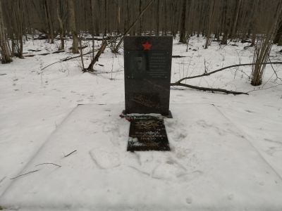 Могила № 430 лейтенанта Травкина А.А.