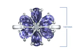 Кольцо из серебра э0660кц02260370_white