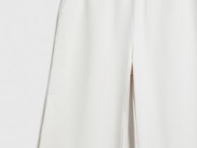 Базовые широкие брюки, Бежевый