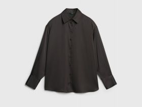 Блузка из сатина, Коричневый