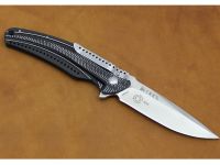 Складной нож CRKT Ripple Charcoal, сталь Acuto 440, рукоять нержавеющая сталь 420J2