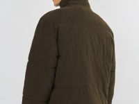 Утеплённая куртка из вельвета, Коричневый