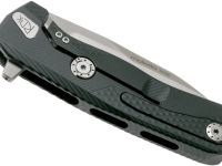 Нож складной LionSteel ROK A BS, сталь Satin Finish Bhler M390, рукоять алюминий, чёрный