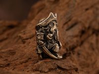 Бусина для темляка Сундук Дейви Джонса, мельхиор