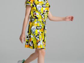 Платье трикотажное для девочек