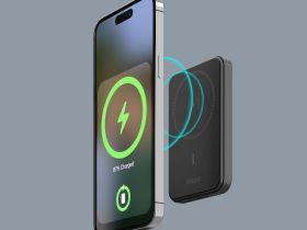 Внешний аккумулятор Deppa NRG MagSafe, 10000mAh, 15Вт черный