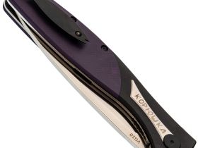 Складной нож Reptilian Корюшка-01-01, сталь VG-10, рукоять Purple G10