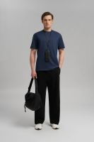 Футболка regular fit из мерсеризованного хлопка