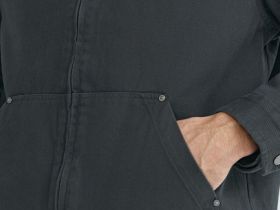 Утеплённая куртка из канваса, Серый