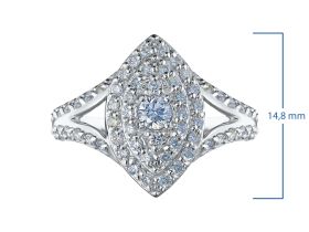 Кольцо из белого золота э4712кц09240356_white