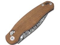 Складной нож Kizer Phoca CD, сталь Damascus, рукоять Mkuruti Wood