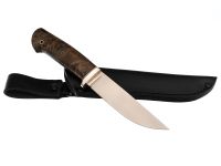 Нож Клык для охоты, сталь M398, рукоять кап клена