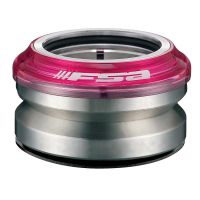 Рулевая колонка FSA Impact PC 1 1/8" интегрированная gnn2 (розовый полупрозрачный посадочный 42 мм / внешний 44 мм)